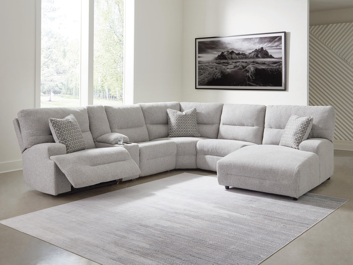 Acklen Place 6-Piece Power Reclining Sectional with Chaise - 93605S1