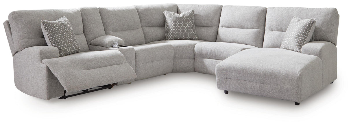 Acklen Place 6-Piece Power Reclining Sectional with Chaise - 93605S1