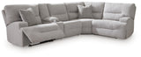 Acklen Place 5-Piece Power Reclining Sectional with Storage Console - 93605S19