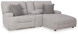 Acklen Place 3-Piece Power Reclining Sectional Sofa with Chaise - 93605S4