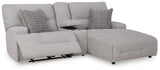 Acklen Place 3-Piece Power Reclining Sectional Sofa with Chaise - 93605S4