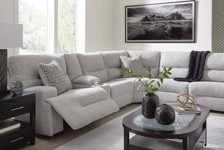 Acklen Place 7-Piece Power Sectional Reclining Sofa with Storage Console - 93605S20