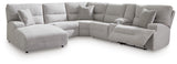 Acklen Place 6-Piece Power Reclining Sectional with Chaise - 93605S2