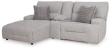 Acklen Place 3-Piece Power Reclining Sectional Sofa with Chaise - 93605S5