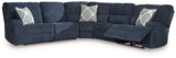 Acklen Place 5-Piece Power Reclining Sectional - 93607S3