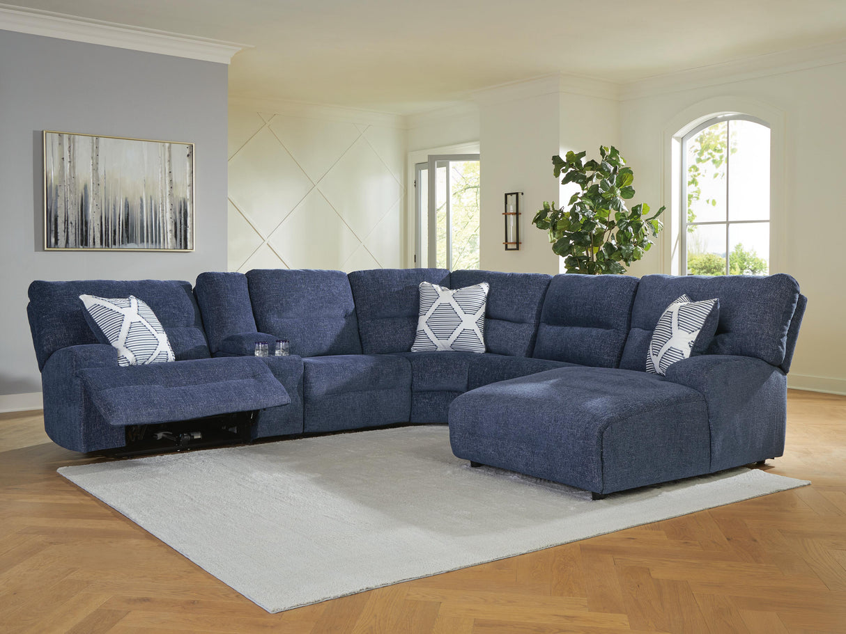 Acklen Place 6-Piece Power Reclining Sectional with Chaise - 93607S1