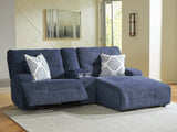 Acklen Place 3-Piece Power Reclining Sectional Sofa with Chaise - 93607S4