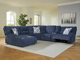 Acklen Place 6-Piece Power Reclining Sectional with Chaise - 93607S2