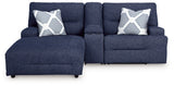 Acklen Place 3-Piece Power Reclining Sectional Sofa with Chaise - 93607S5