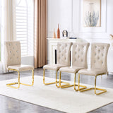 Elegant Design Alligator Skin Upholstered Dining Chairs