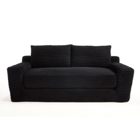 Convertible Loveseat Sofa Bed With Memory Foam & Steel Frame