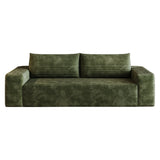 3 Setaser Sofa, Deep Seat Couches For Living Room - Green