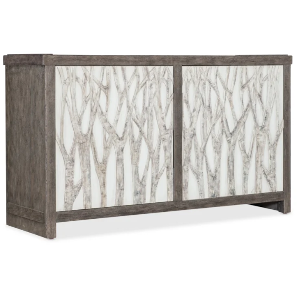 Contemporary 2-Door Accent Chest with Adjustable Shelves - 7228-85102-89