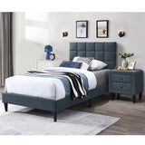 Modern Bed With Adjustable Headboard