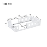 Platform Bed With Guardrail