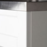 Hennessy - Deluxe Laundry Cabinet With Faucet And Stainless Steel Sink