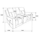 Slater - Reclining Loveseat With Manual Levers