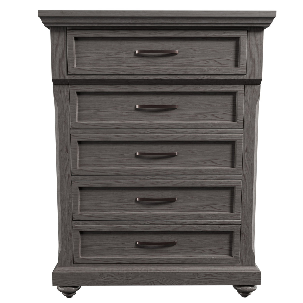 1 Piece Chest With Unique Legs - Antique Gray