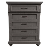 1 Piece Chest With Unique Legs - Antique Gray