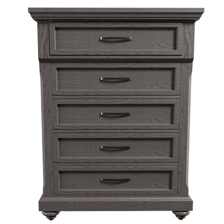 1 Piece Chest With Unique Legs - Antique Gray