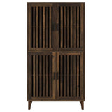 Elouise 4-door Engineered Wood Tall Accent Cabinet Dark Pine - 950335