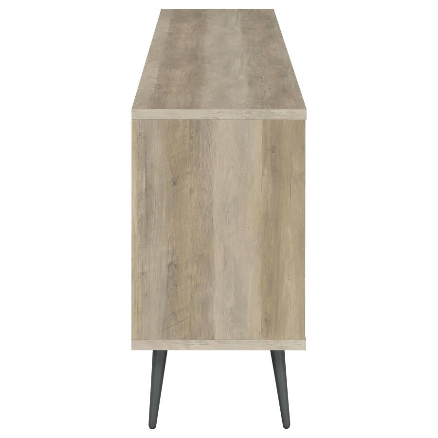 Maeve 2-door Engineered Wood Cabinet Antique Pine and Grey - 950352