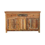 Harper 3-door Solid Reclaimed Wood Accent Cabinet Brown - 950367