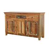 Harper 3-door Solid Reclaimed Wood Accent Cabinet Brown - 950367