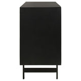 Aminah 3-door Wood Accent Cabinet Natural and Black - 950383
