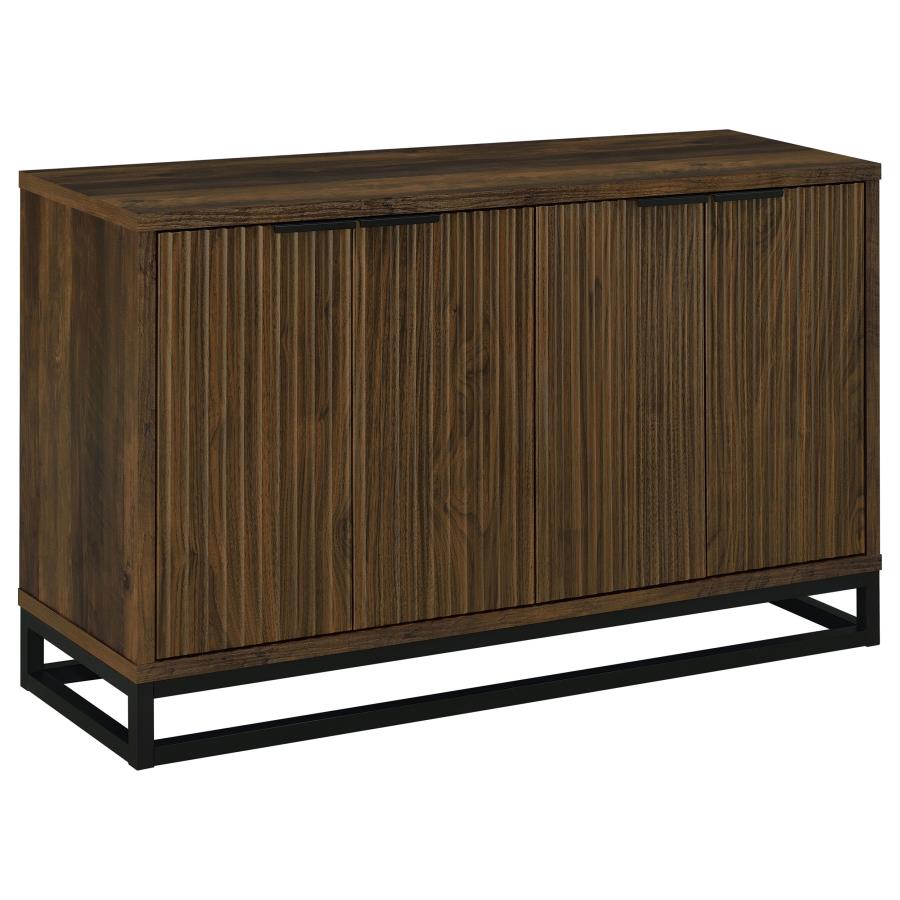 Ryatt 4-door Engineered Wood Accent Cabinet Dark Pine - 950393