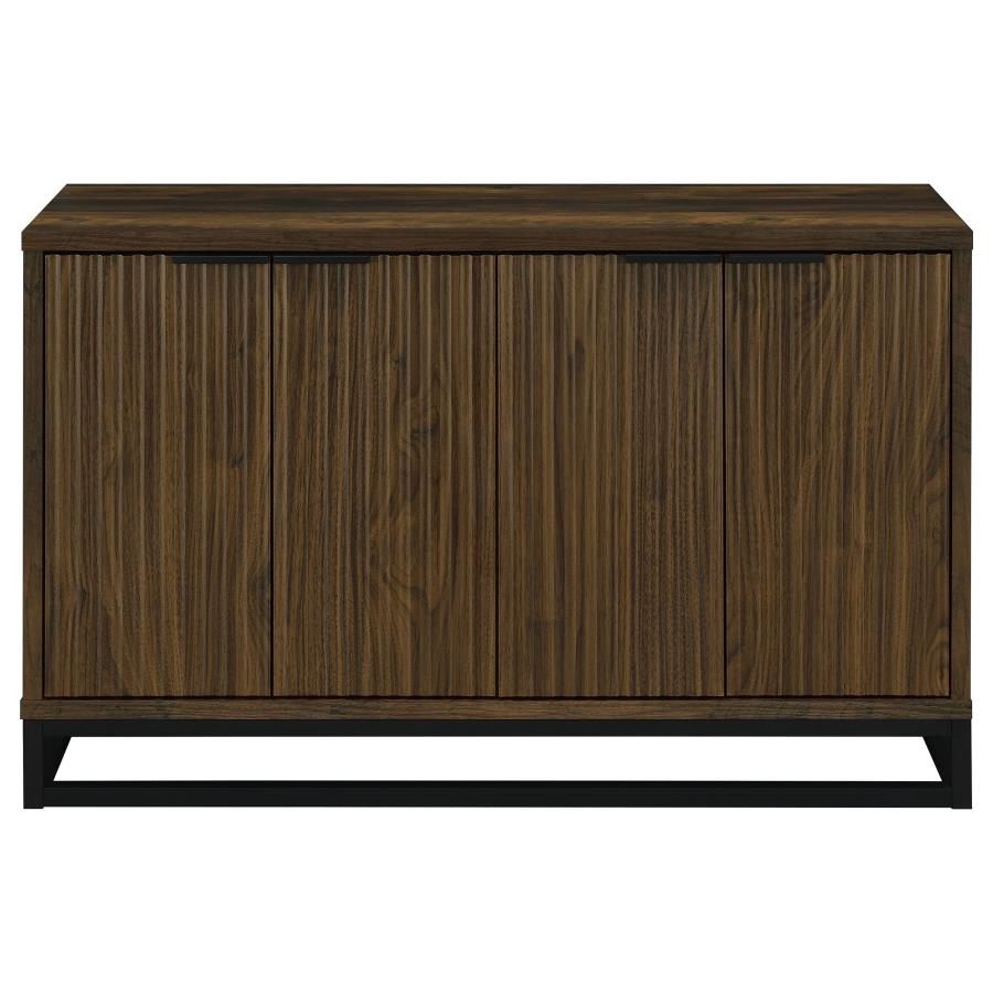 Ryatt 4-door Engineered Wood Accent Cabinet Dark Pine - 950393