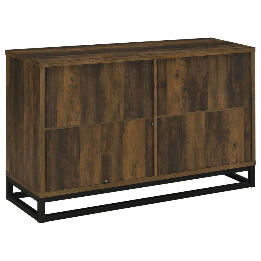 Ryatt 4-door Engineered Wood Accent Cabinet Dark Pine - 950393