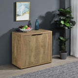 Pepita 2-door Engineered Wood Accent Cabinet Mango Brown - 950394
