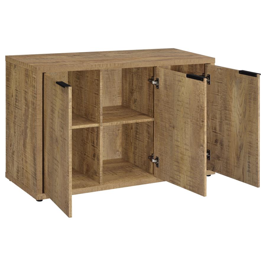 Pepita 3-door Engineered Wood Accent Cabinet Mango Brown - 950395