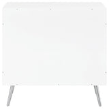 Nieta 2-door Engineered Wood Accent Cabinet White High Gloss - 950396