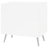 Nieta 2-door Engineered Wood Accent Cabinet White High Gloss - 950396