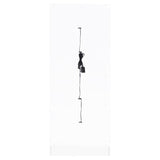 Cabra 4-door LED Curio Display Cabinet White High Gloss - 950397