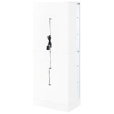 Cabra 4-door LED Curio Display Cabinet White High Gloss - 950397