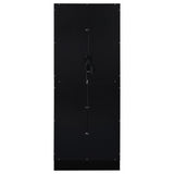 Cabra 4-door LED Curio Display Cabinet Black High Gloss - 950398