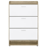 Denia 3-tier Engineered Wood Shoe Cabinet White - 950403