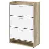 Denia 3-tier Engineered Wood Shoe Cabinet White - 950403