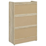 Denia 3-tier Engineered Wood Shoe Cabinet Grey - 950404