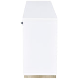 Dalton 2-door Storage Cabinet White and Distressed Pine - 950405
