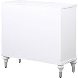 Cardella 2-door Mandala Accent Cabinet Distressed White - 950411