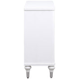 Cardella 2-door Mandala Accent Cabinet Distressed White - 950411