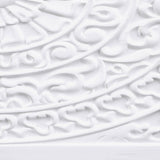 Cardella 2-door Mandala Accent Cabinet Distressed White - 950411