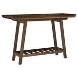 Ornelas 46-inch Console Table with Slatted Shelf Mango Brown - 950415