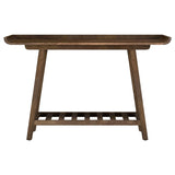 Ornelas 46-inch Console Table with Slatted Shelf Mango Brown - 950415
