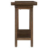 Ornelas 46-inch Console Table with Slatted Shelf Mango Brown - 950415