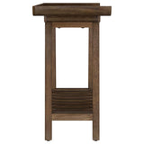 Ornelas 46-inch Console Table with Slatted Shelf Mango Brown - 950415